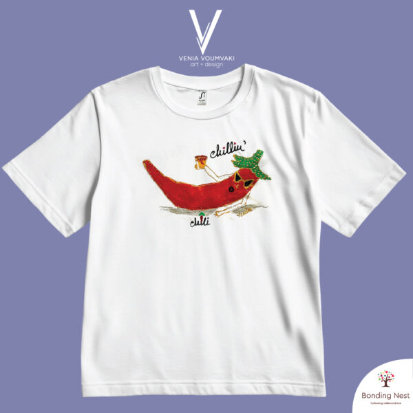Handmade T-shirt design Pepper - Kids 10 y.o.