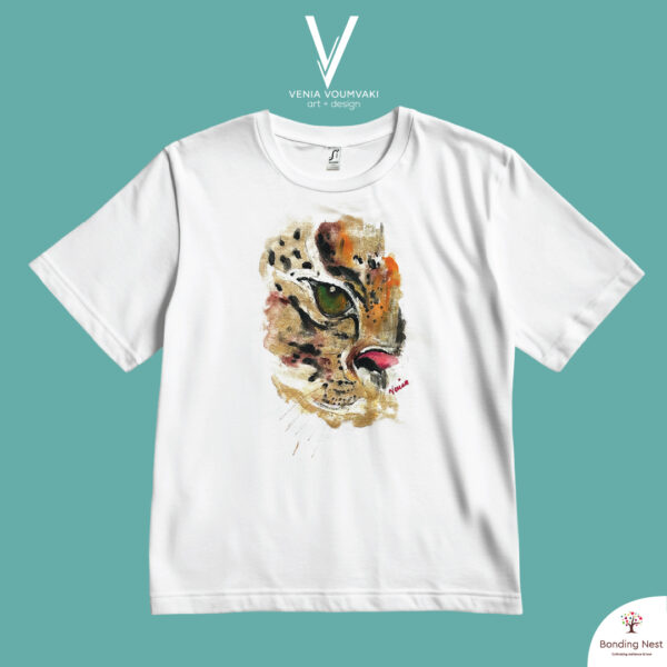 Μπλουζάκι με σχέδιο στο χέρι - Tiger - Παιδικό, 6 ετών